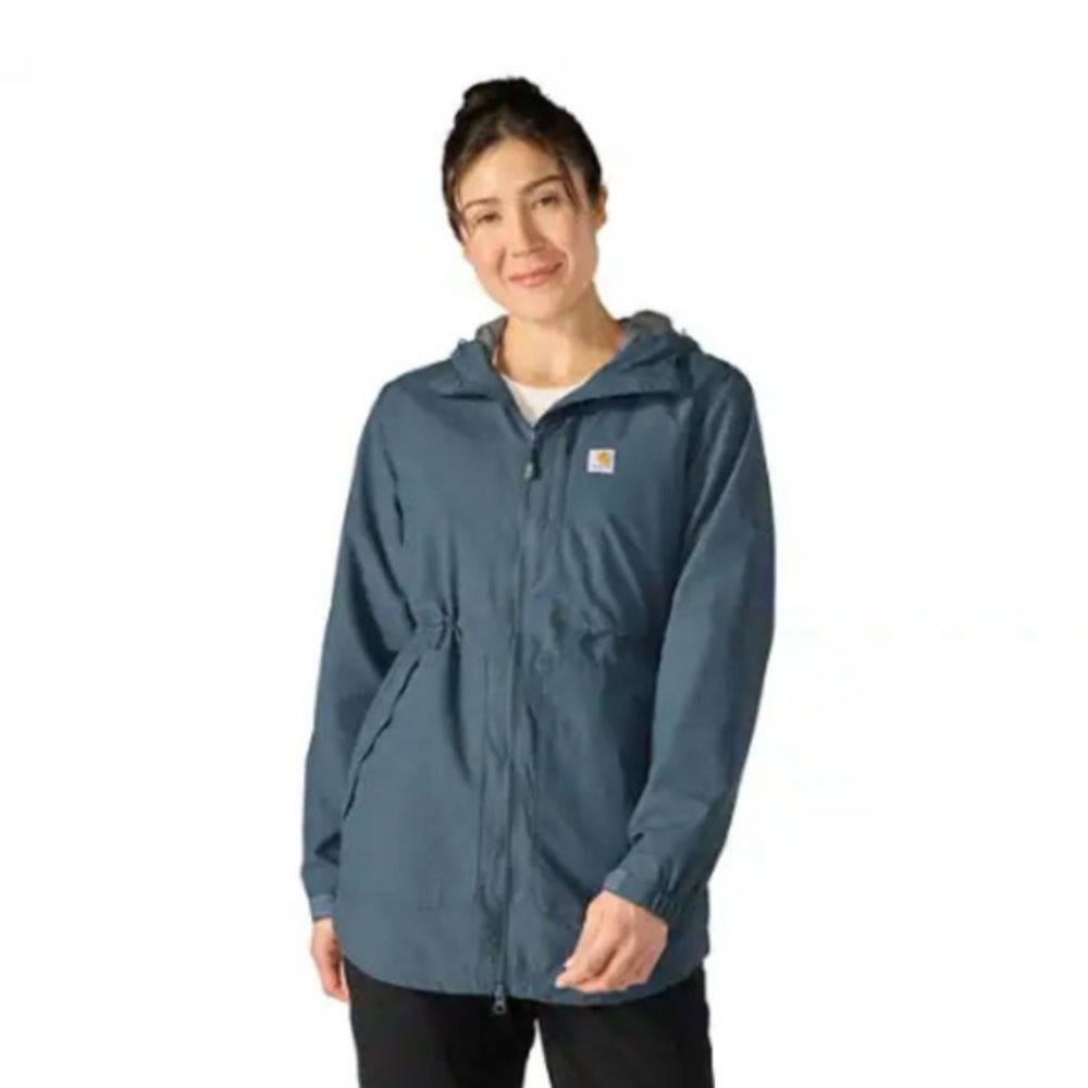 Carhartt ROCKFORD Coat Slate Blue Size M (8-10)